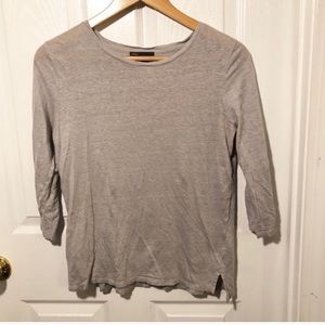 Vince Gray Linen Top